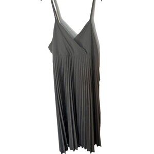 NWT Women's Athleta Midi Pirouette Layering Dress Metropolis Grey Size 2X Women